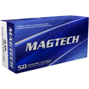 Magtech .38 Special Tlm.-HP Revolverpatronen 10,2g/158grs., 50 Stück