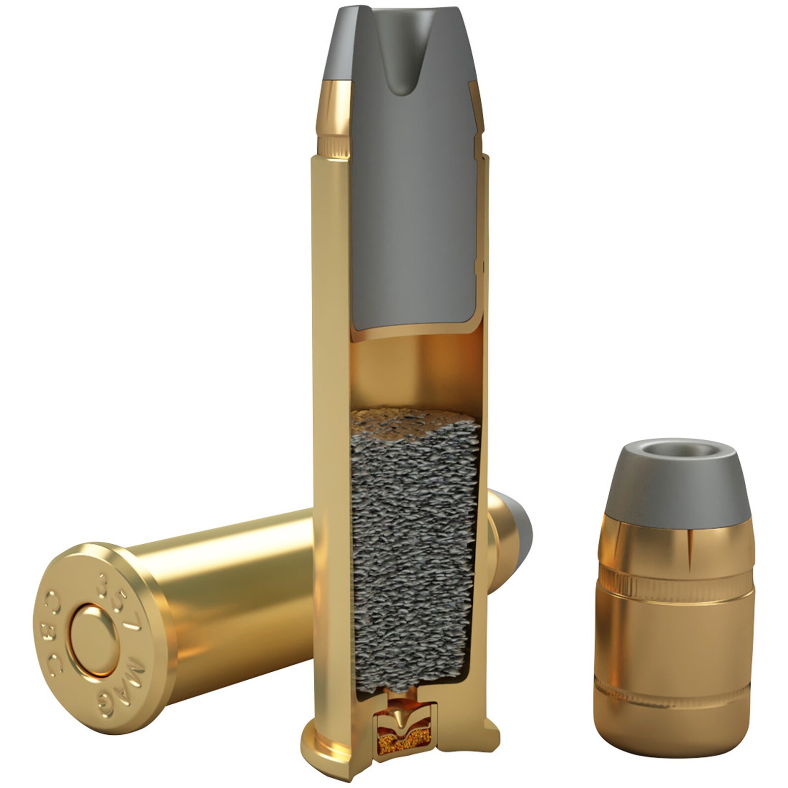 Magtech .357 Magnum Teilmantel HP 10,2g/158grs., 50 Stück