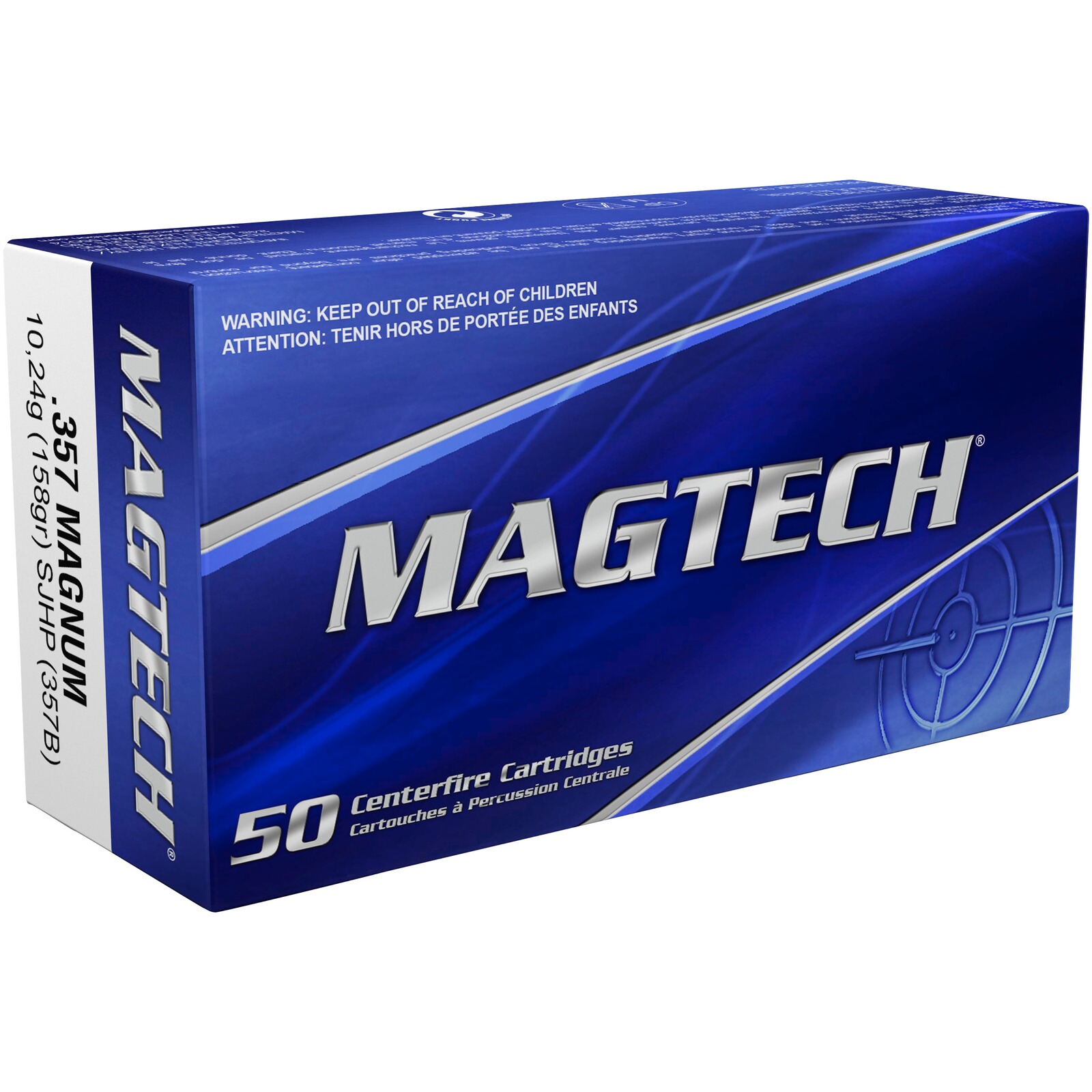 Magtech .357 Magnum Teilmantel HP 10,2g/158grs., 50 Stück