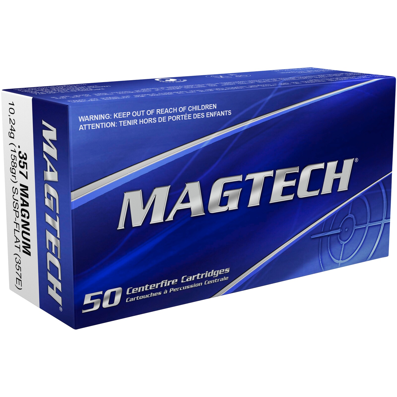 Magtech .357 Magnum SJSP 10,24g/158grs., 50 Stück