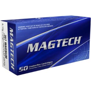 Magtech .357 Magnum Vollmantel Flachkopf 8,1g/125grs., 50 Stück