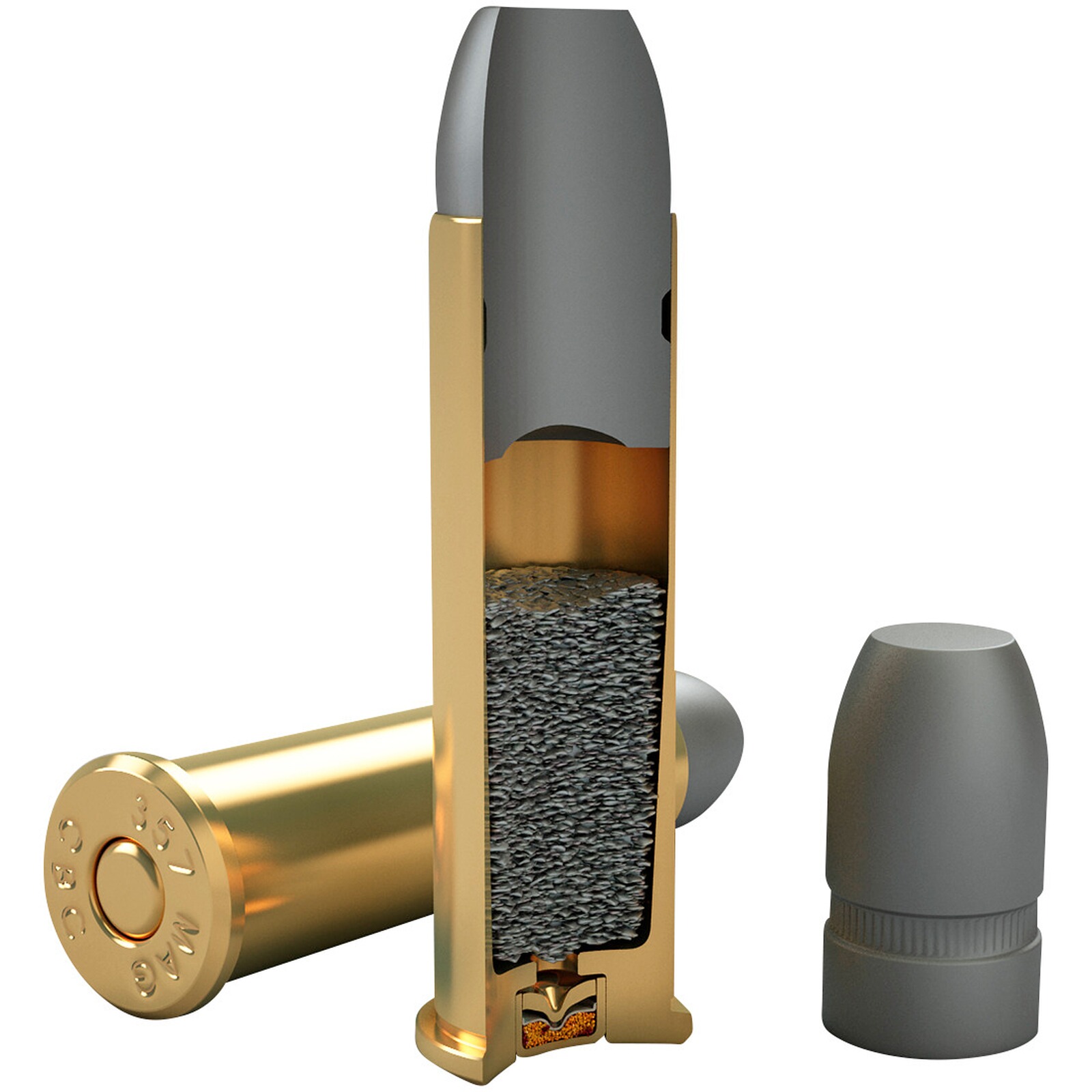 Magtech .357 Magnum Blei-Flachkopf 10,2g/158grs., 50 Stück