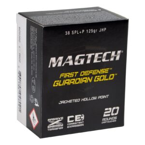 Magtech .38 Special+P Guardian Gold JHP 8,1g/125grs., 20 Stück