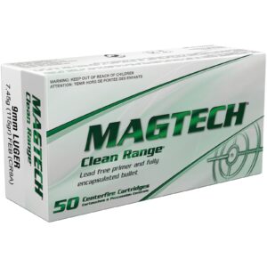 Magtech 9 mm Luger FEB Clean Range 7,5g/115grs., 50 Stück