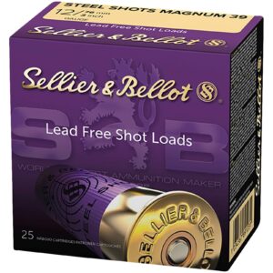 Sellier & Bellot 12/76 Jagd Steel 3,3mm 39g, 25 Stück