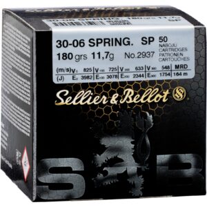 Sellier & Bellot .30-06 Spr. Teilmantel 11,7g/180grs., 50 Stück