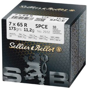 Sellier & Bellot 7x65 R Teilmantel CE 11,2g/173grs., 50 Stück