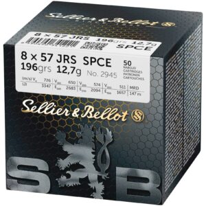 Sellier & Bellot 8x57 IRS Teilmantel CE 12,7g/196grs., 50 Stück