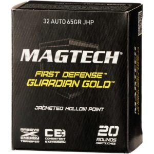 Magtech 7,65 Browning Guardian Gold JHP 4,2g/65grs., 20 Stück