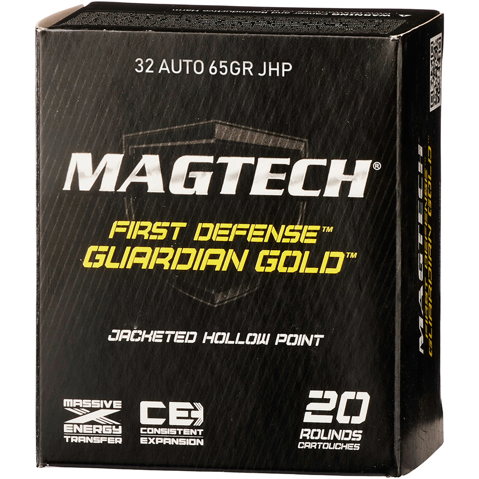 Magtech 7,65 Browning Guardian Gold JHP 4,2g/65grs., 20 Stück