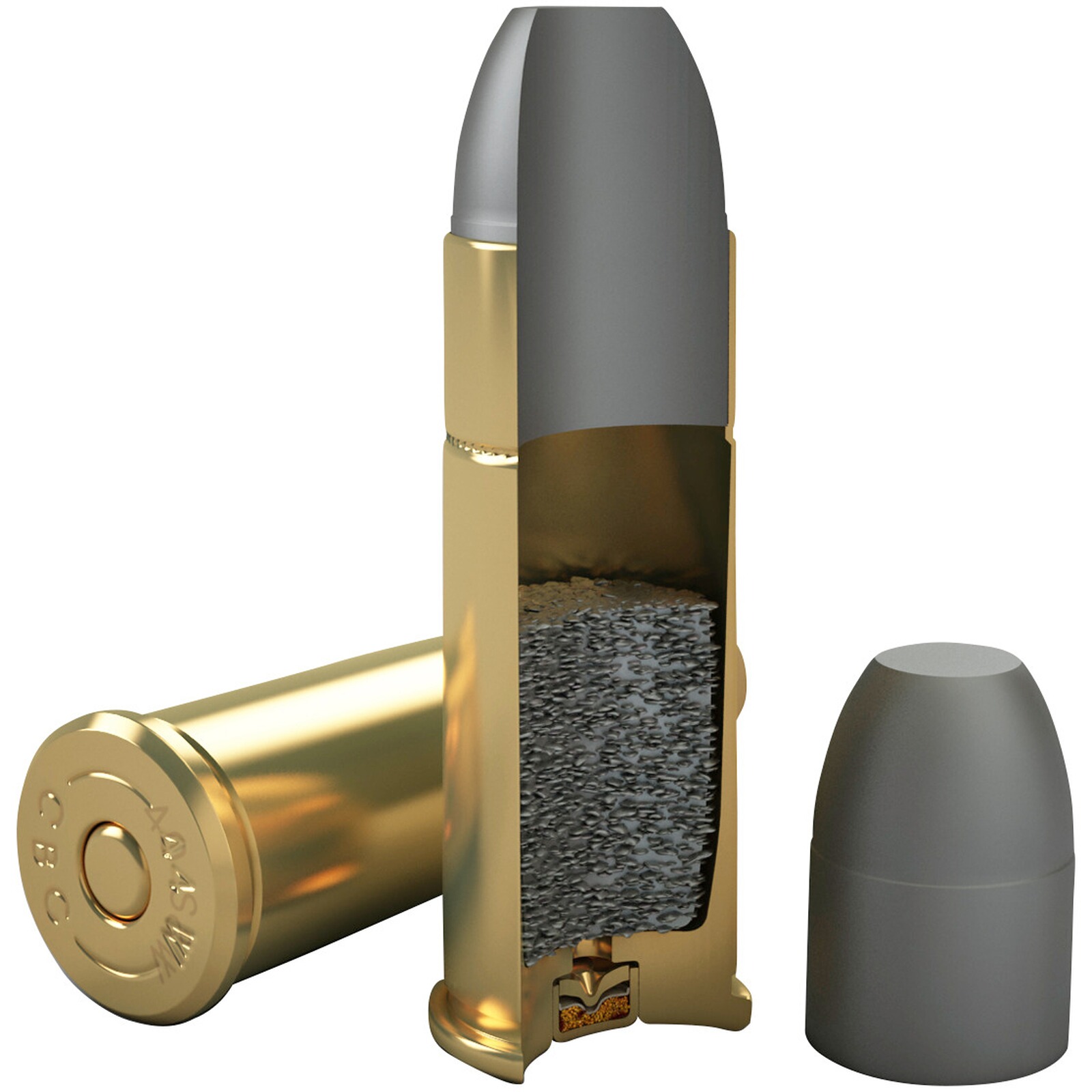 Magtech .44-40 Win. Blei-Flachkopf 13,0g/200grs., 50 Stück
