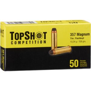 TOPSHOT Competition .357 Magnum Teilmantel Flachkopf 10,2g/158grs., 50 Stück