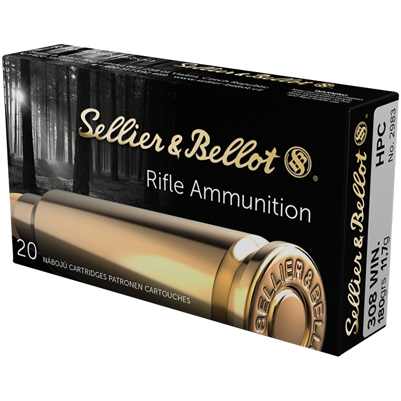 Sellier & Bellot .308 Win. HPC 11,7g/180grs., 20 Stück