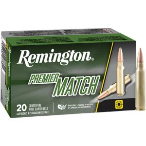 Remington .223 Rem. Premier Match BTHP 3,4g/52grs., 20 Stück