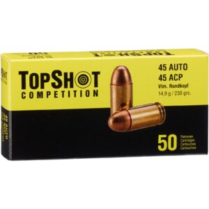 TOPSHOT Competition .45 ACP Vollmantel 14,9g/230grs., 50 Stück
