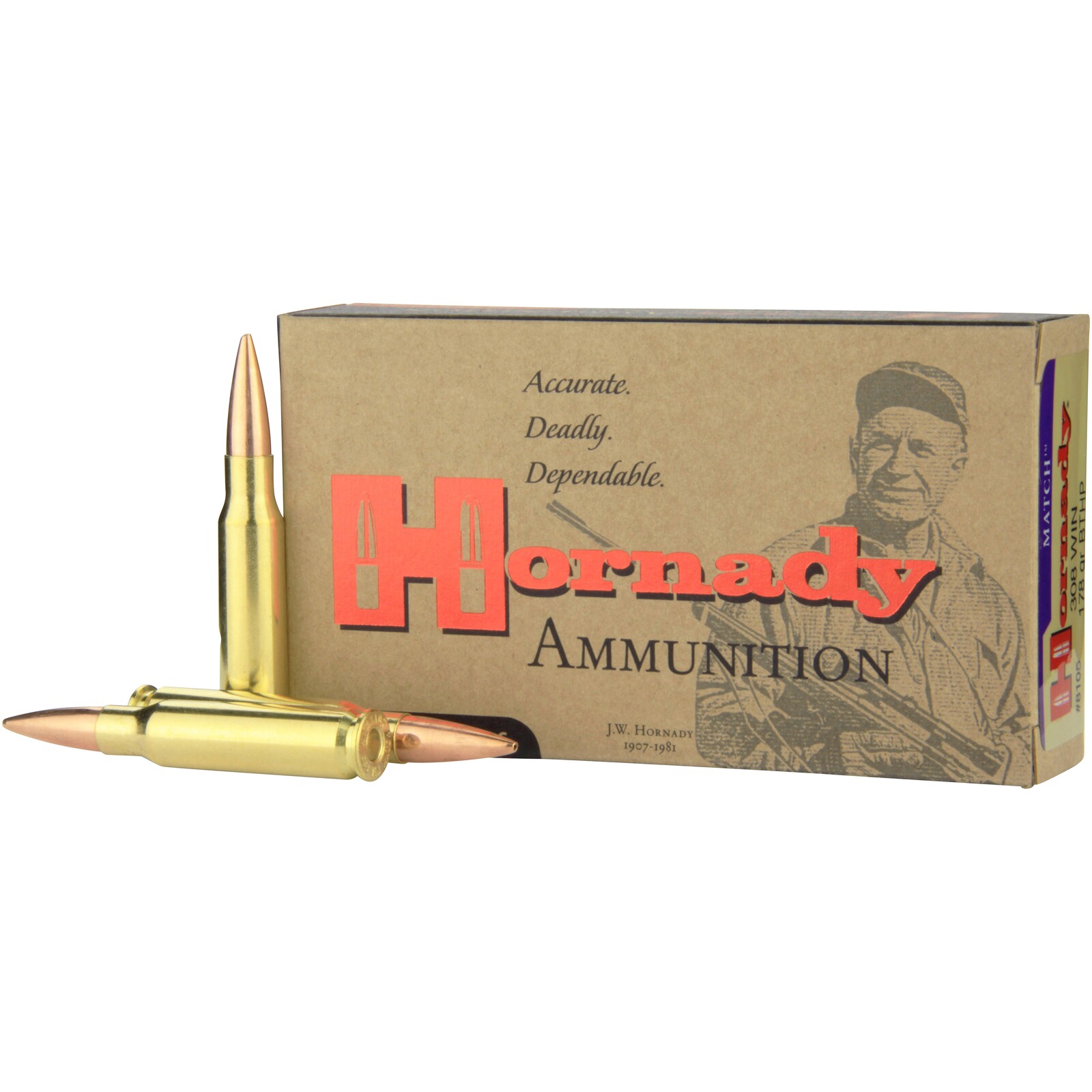 Hornady .308 Win. Match BTHP 11,5g/178grs., 20 Stück