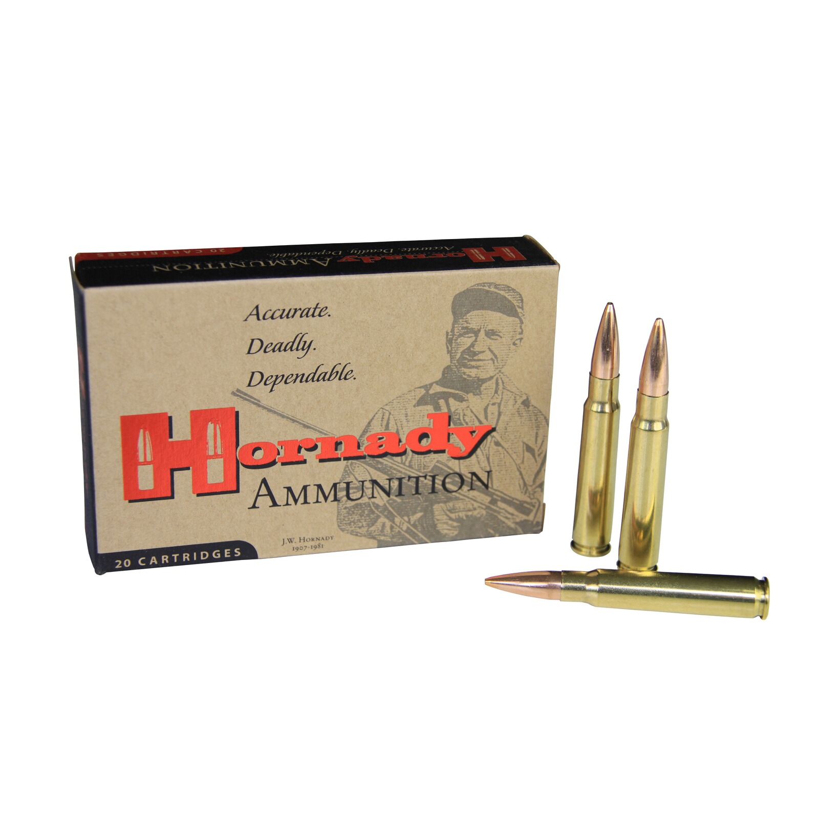 Hornady 8x57 IS Vintage Match BTHP 12,7g/196grs., 20 Stück