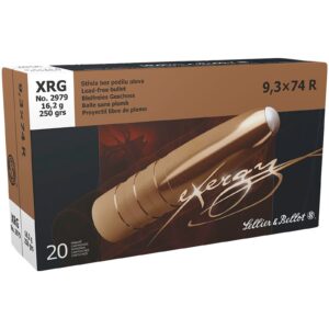 Sellier & Bellot 9,3x74 R eXergy bleifrei 16,2g/250grs., 20 Stück