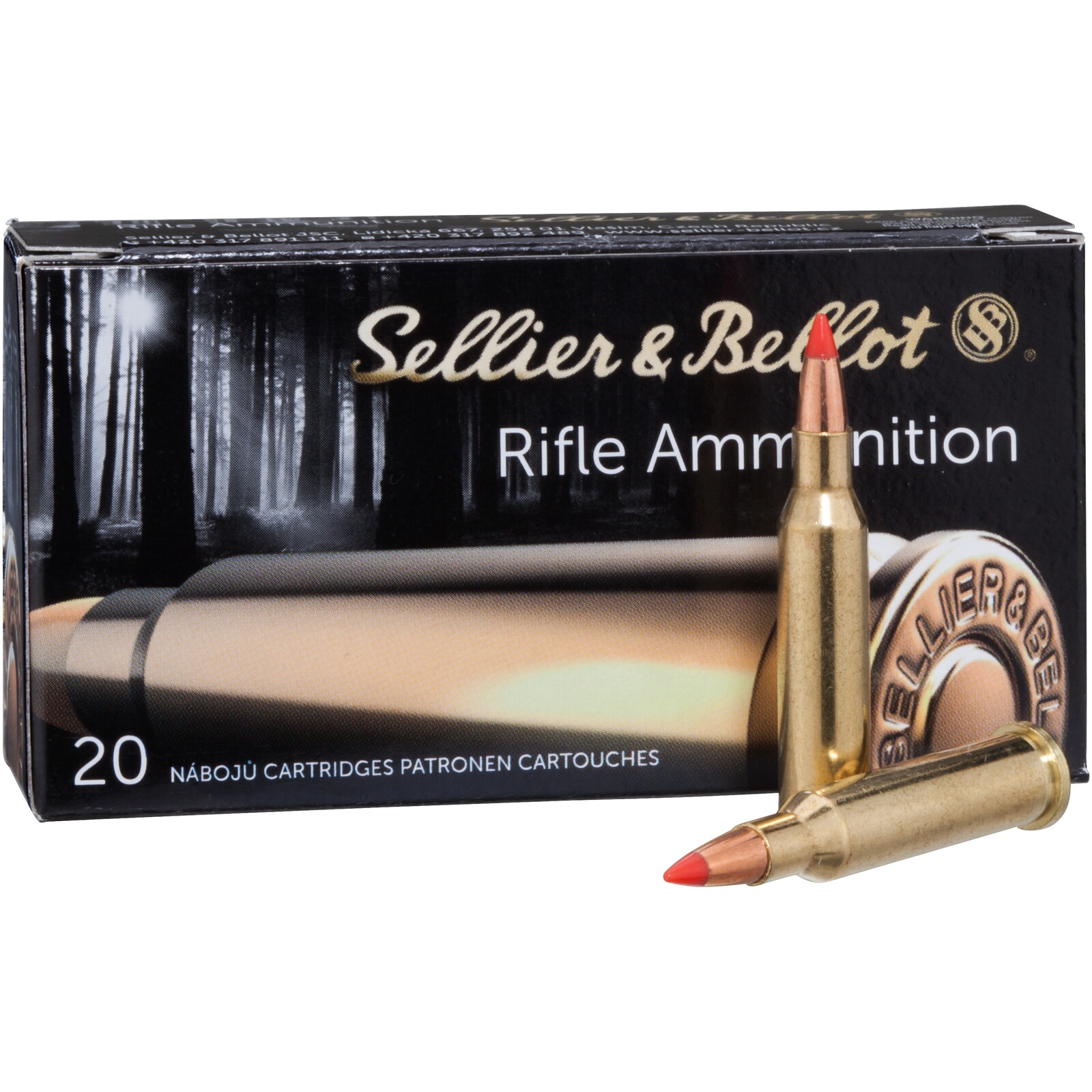 Sellier & Bellot .17 Hornet V-Max 1,3g/20grs., 20 Stück