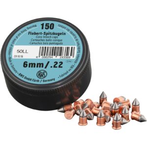 RWS 6 mm Flobert Spitzkugel 150 Stück