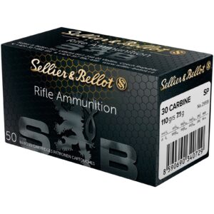Sellier & Bellot .30 Carbine SP 7,1g/110grs., 50 Stück