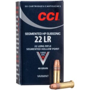 CCI .22 lfb. Segmented CPHP 2,6g/40grs., 50 Stück