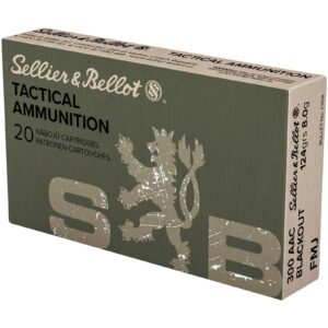 Sellier & Bellot .300 AAC Blackout Vollmantel 8g/124grs, 20 Stück