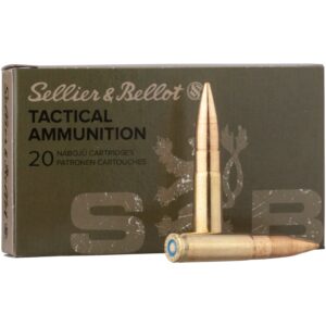 Sellier & Bellot .300 AAC Blackout Subsonic FMJ 13,0g/200grs., 20 Stück
