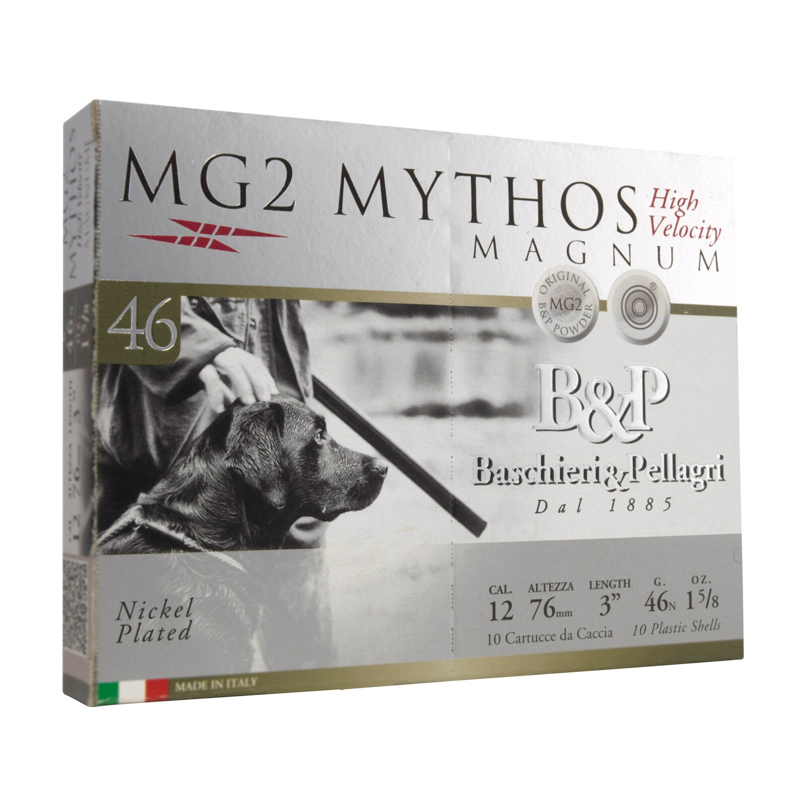 Baschieri & Pellagri 12/76 MG2 Mythos HV 2,7mm 46g, 10 Stück