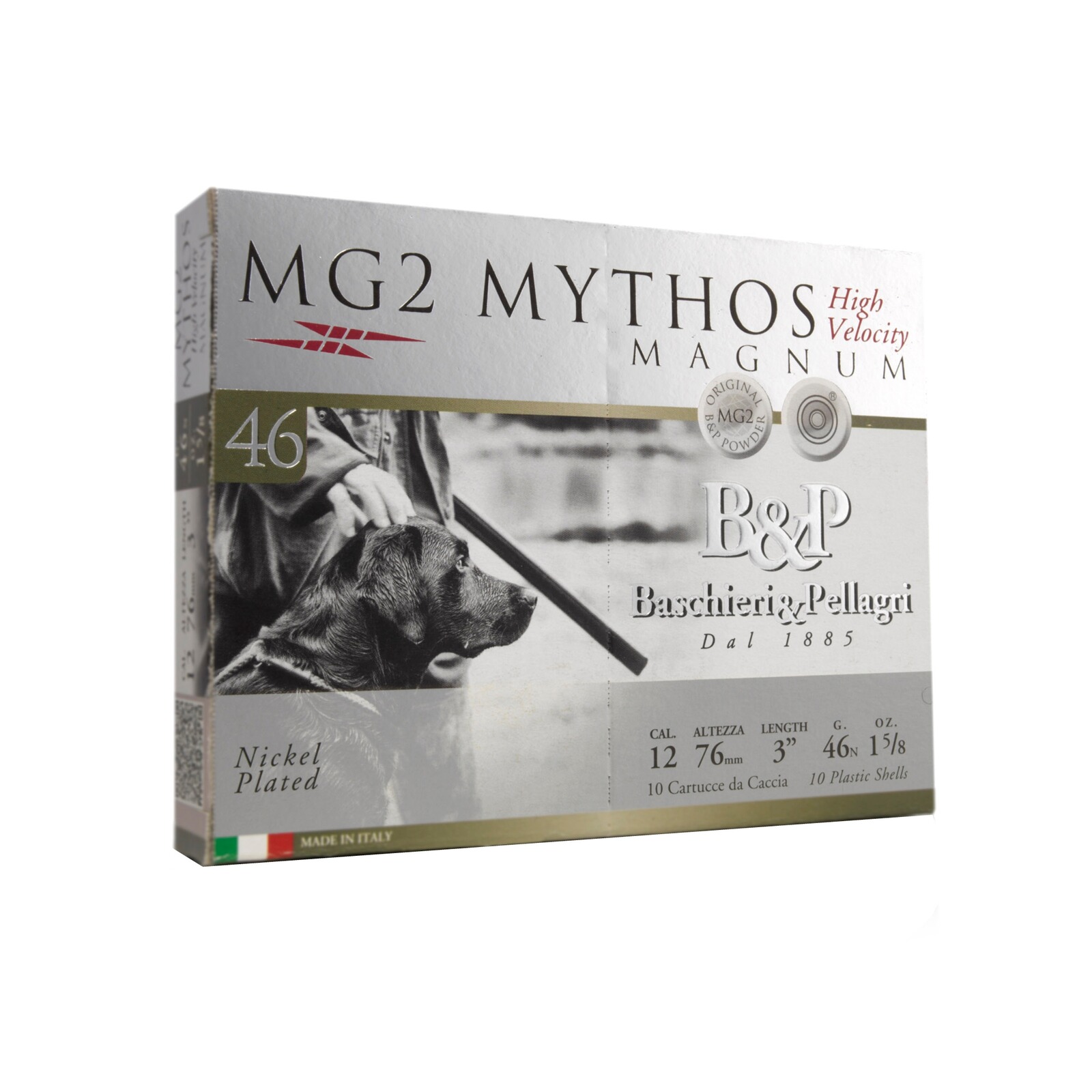 Baschieri & Pellagri 12/76 MG2 Mythos HV 3,5mm 46g, 10 Stück