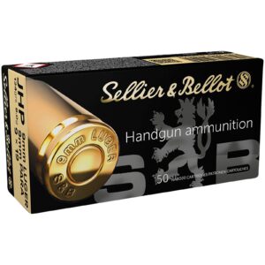 Sellier & Bellot 9 mm Luger Hohlspitz 8,0g/124grs., 50 Stück