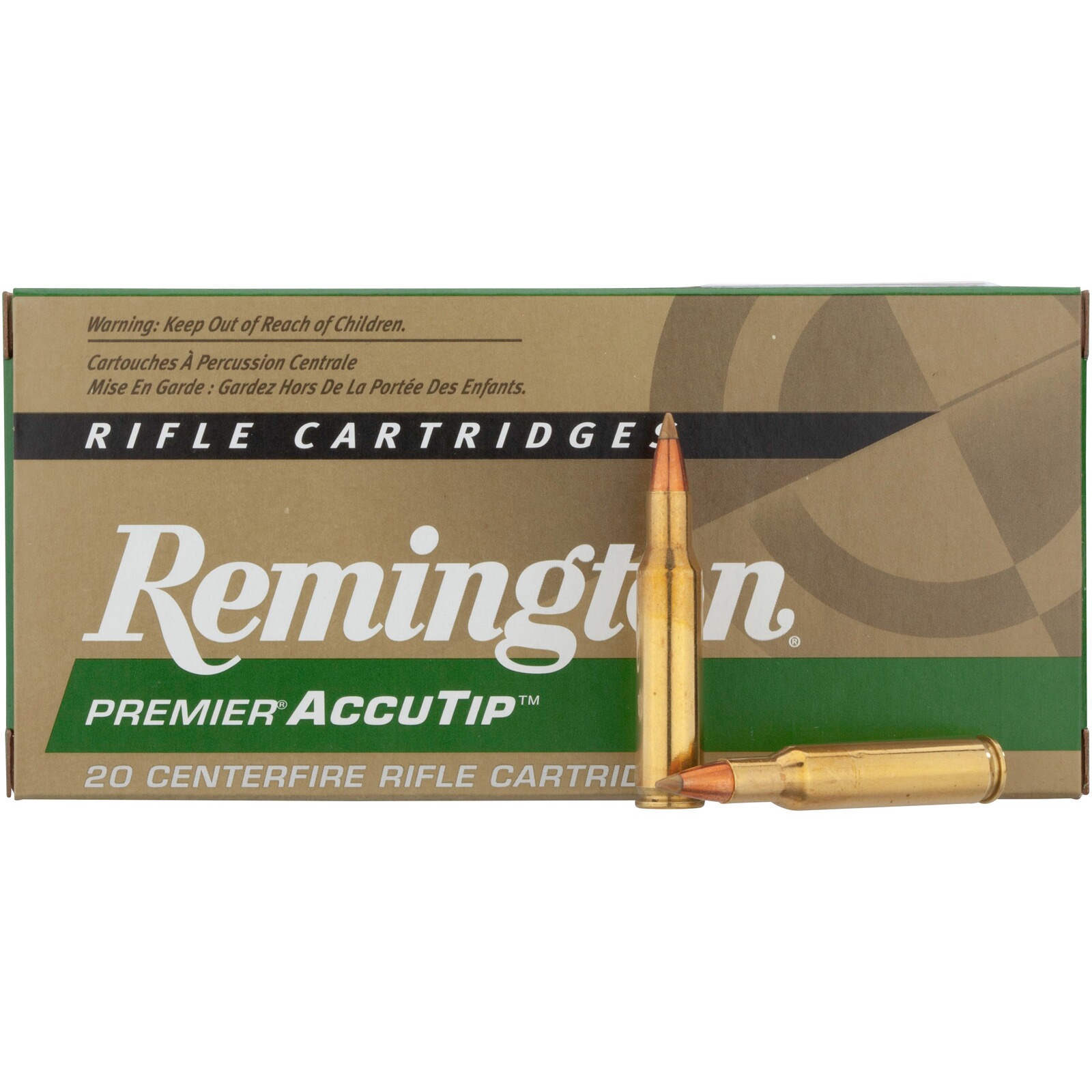 Remington .222 Rem. AccuTip-V BT 3,2g/50grs., 20 Stück