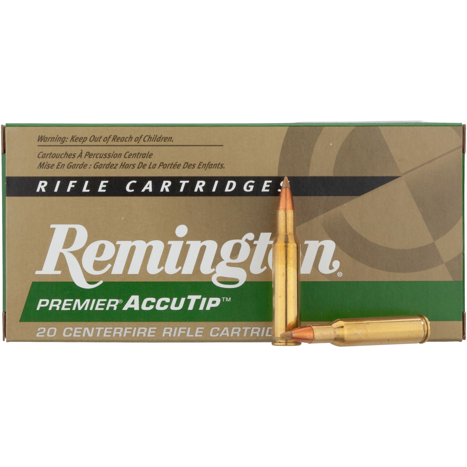 Remington .223 Rem. AccuTip-V BT 3,6g/55grs., 20 Stück