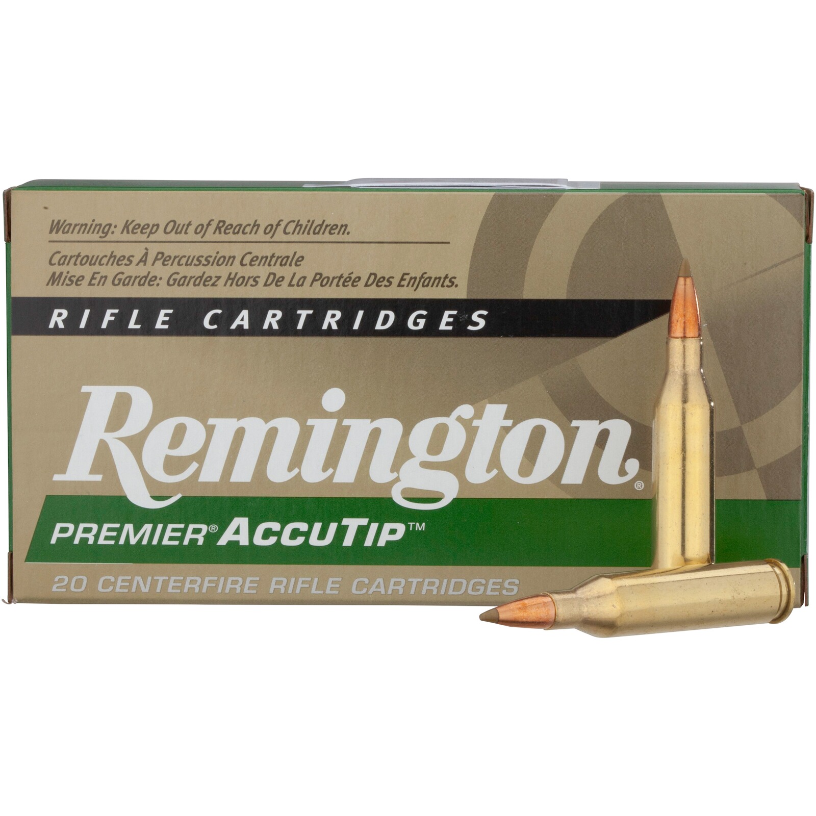 Remington .243 Win. AccuTip-V BT 4,9g/75grs., 20 Stück