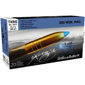 Sellier & Bellot .300 Win. Mag. TXRG blue 11,7g/180grs., 20 Stück
