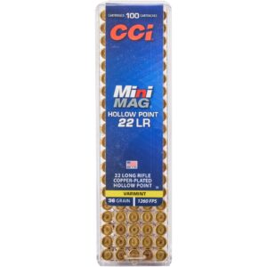 CCI .22 lfb. Mini Mag CPHP HV 2,3g/36grs.