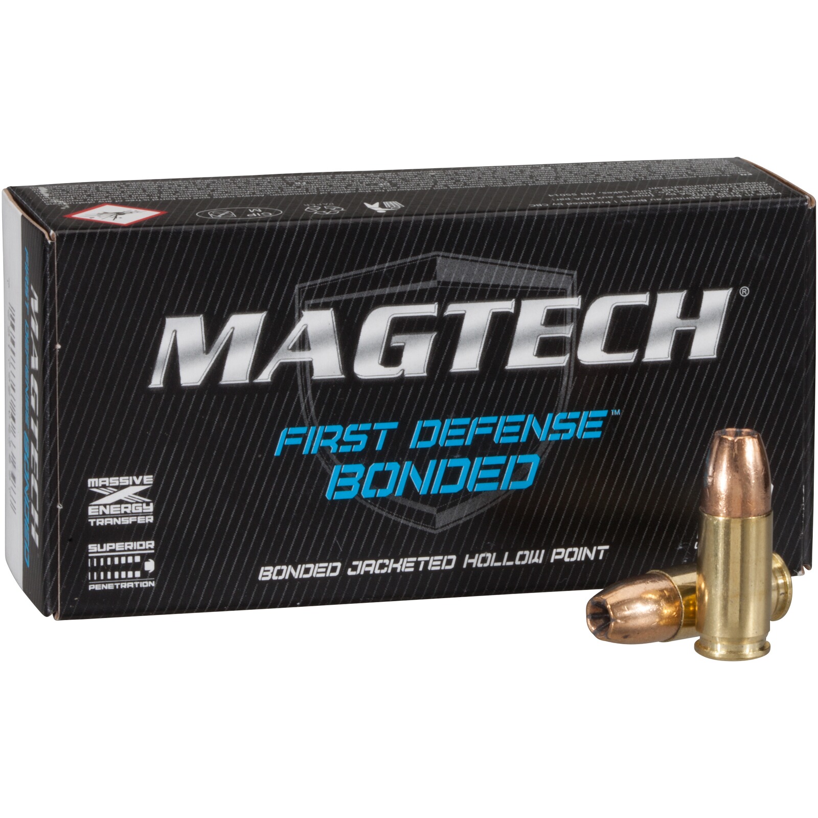 Magtech 9 mm Luger JHP Bonded 9,5g/147grs., 50 Stück