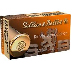 Sellier & Bellot .22 lfb. Subsonic LRN 2,6g/40grs., 50 Stück