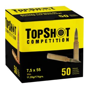 TOPSHOT Competition 7,5x55 Vlm BT 11,3g/174grs., 50 Stück
