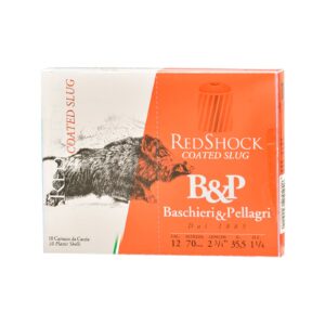 Baschieri & Pellagri 12/70 Flintenlaufpatronen Red Shock 35,5g, 10 Stück