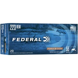 Federal Ammunition .223 Rem. Power Shok Tlm 3,6g/55grs., 20 Stück