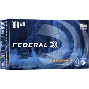Federal Ammunition .308 Win. Power Shok Tlm 11,7g/180grs., 20 Stück