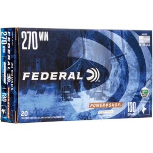 Federal Ammunition .270 Win. Power Shok Copper HP 8,4g/130grs., 20 Stück