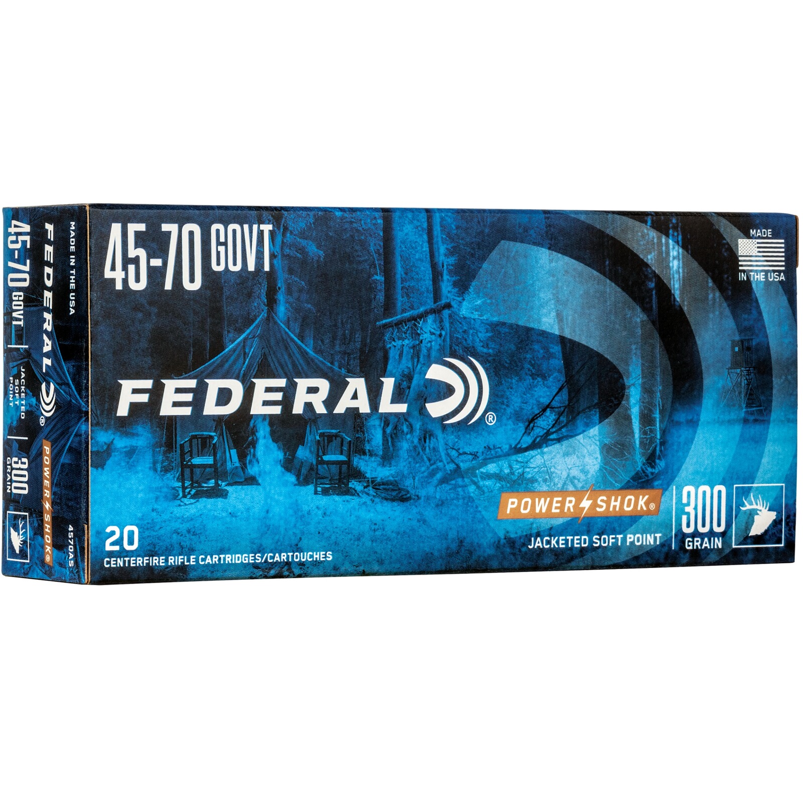 Federal Ammunition .45-70 Gov. TLM FK 19,4g/300 grs., 20 Stück