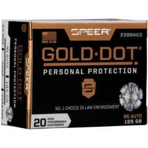 Speer .45 ACP GD Hohlspitz 12 g/185 grs., 20 Stück