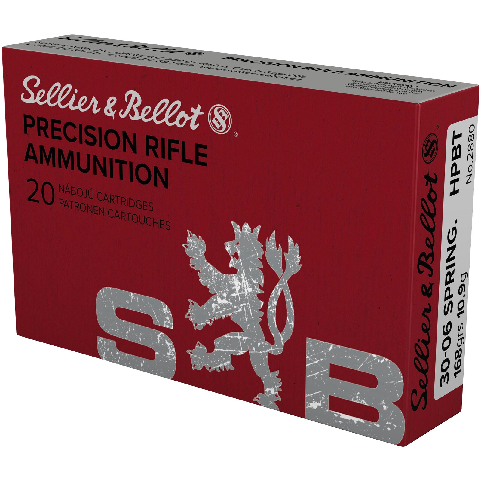 Sellier & Bellot .30-06 Spr. OTM HPBT 10,9g/168grs., 20 Stück