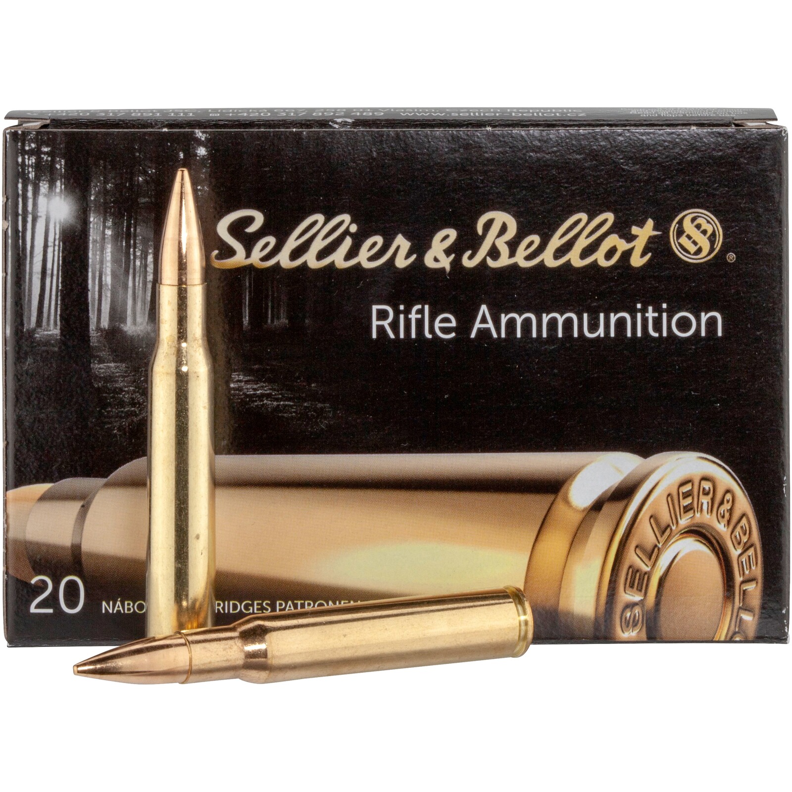 Sellier & Bellot .30-06 Spr. Vollmantel 11,7g/180grs., 20 Stück