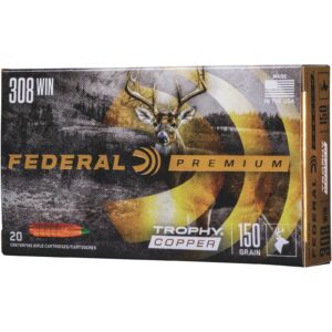 Federal Ammunition .308 Win. Trophy Copper bleifrei 9,7g/150grs., 20 Stück