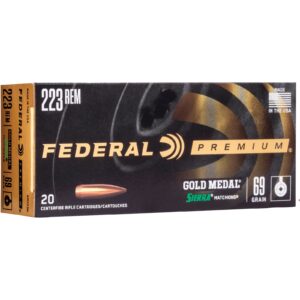 Federal Ammunition .223 Rem. Premium Gold Medal Sierra Match King 4,5g/69grs., 20 Stück