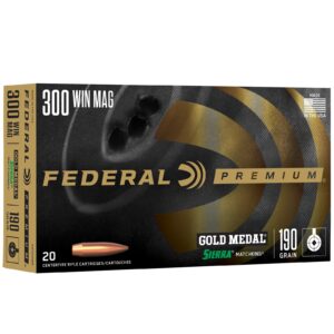 Federal Ammunition .300 Win. Mag. Premium Gold Medal Sierra Match King 11,7g/180grs., 20 Stück